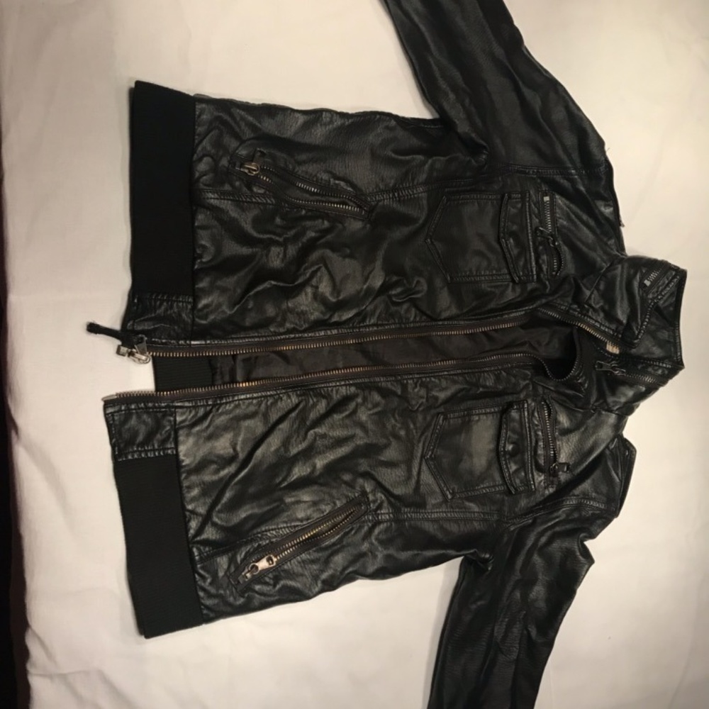 Faux Leather coat